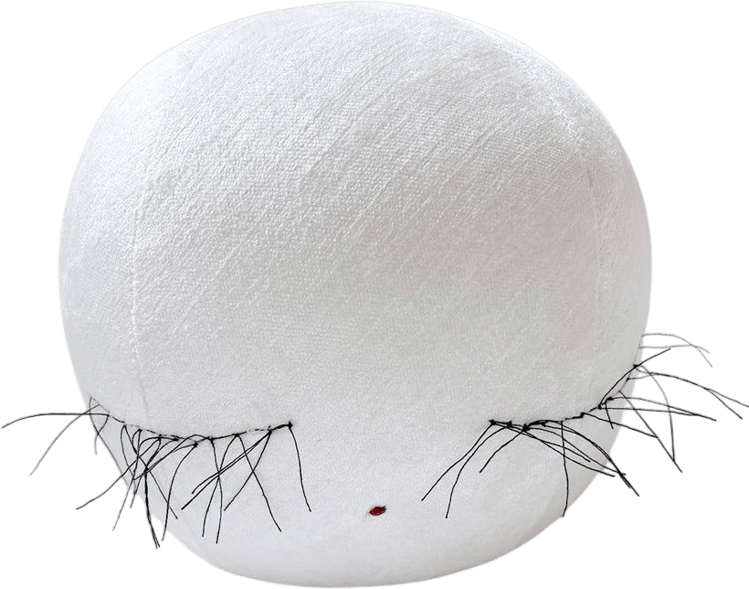 Tamar Mogendorff Pearl Pillow with Lashes