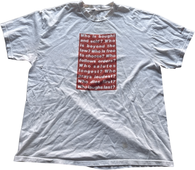 Vintage 90s Barbra Kruger Museum Tee