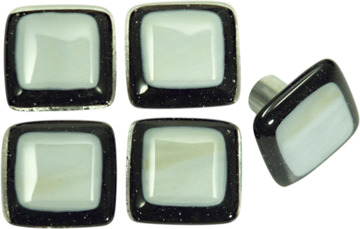 Ecru Glass Door Handle, Cabinet Pulls