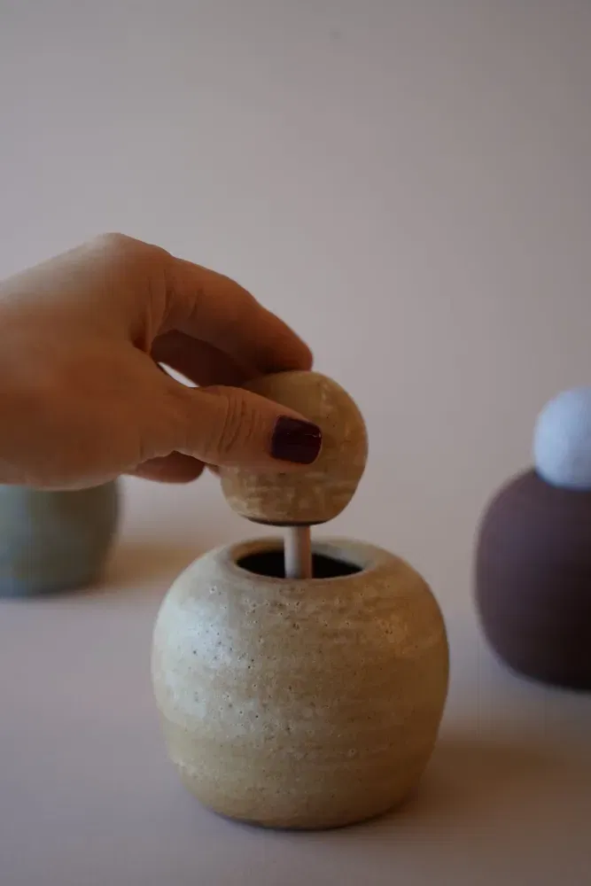 Ceramic Honey Pot | Earth + Element