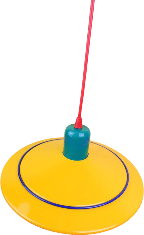 Vintage Memphis Milano Style Pendant Lamp