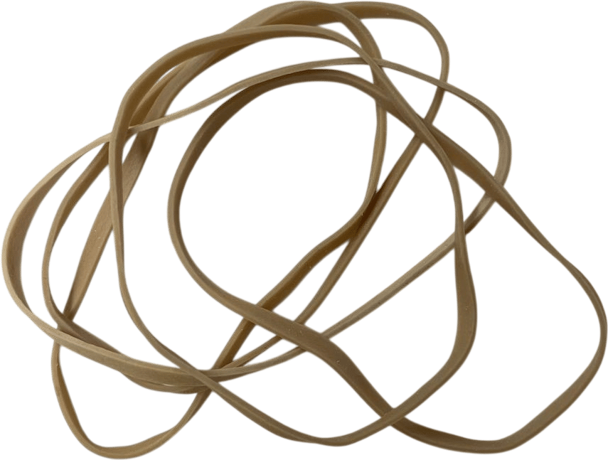 Buy matching rubber bands, coat hangers, etc.
