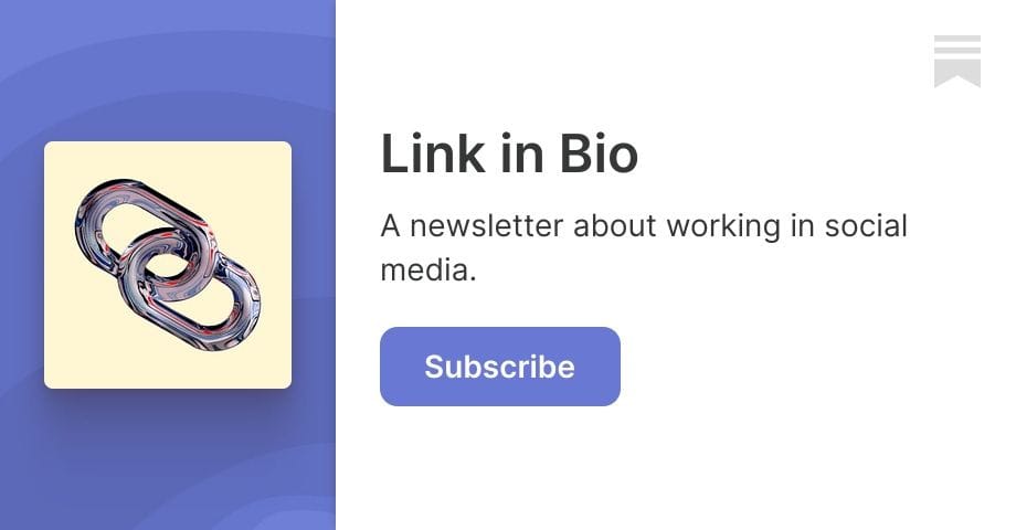 "Link in Bio" by Rachel Karten