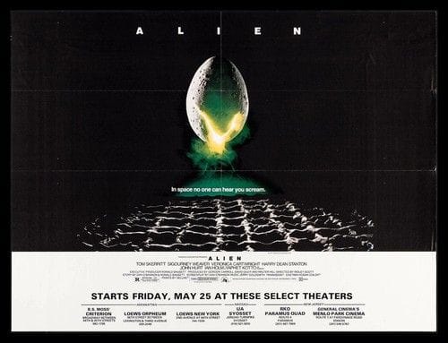 Alien (1979) Subway Poster