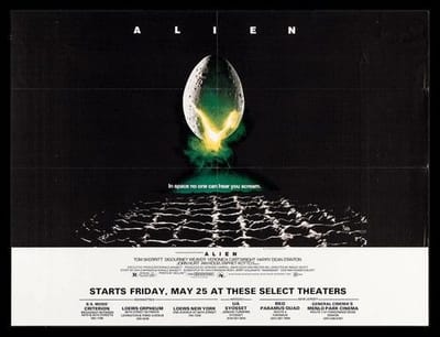 Alien (1979) Subway Poster