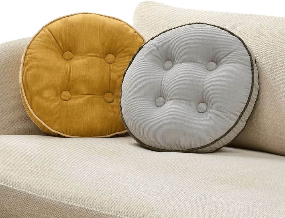 Emma Chamberlain Corduroy Button Pillow Emma Chamberlain Corduroy Button Pillow
