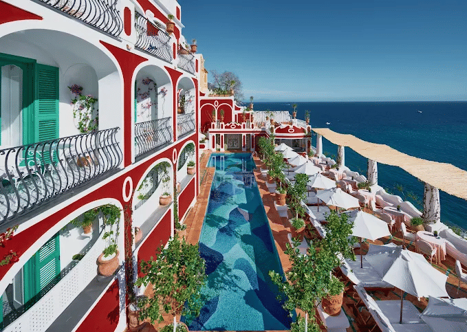 Le Sirenuse in Positano on the Amalfi Coast, Italy