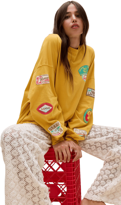 Long Sleeve Patch T