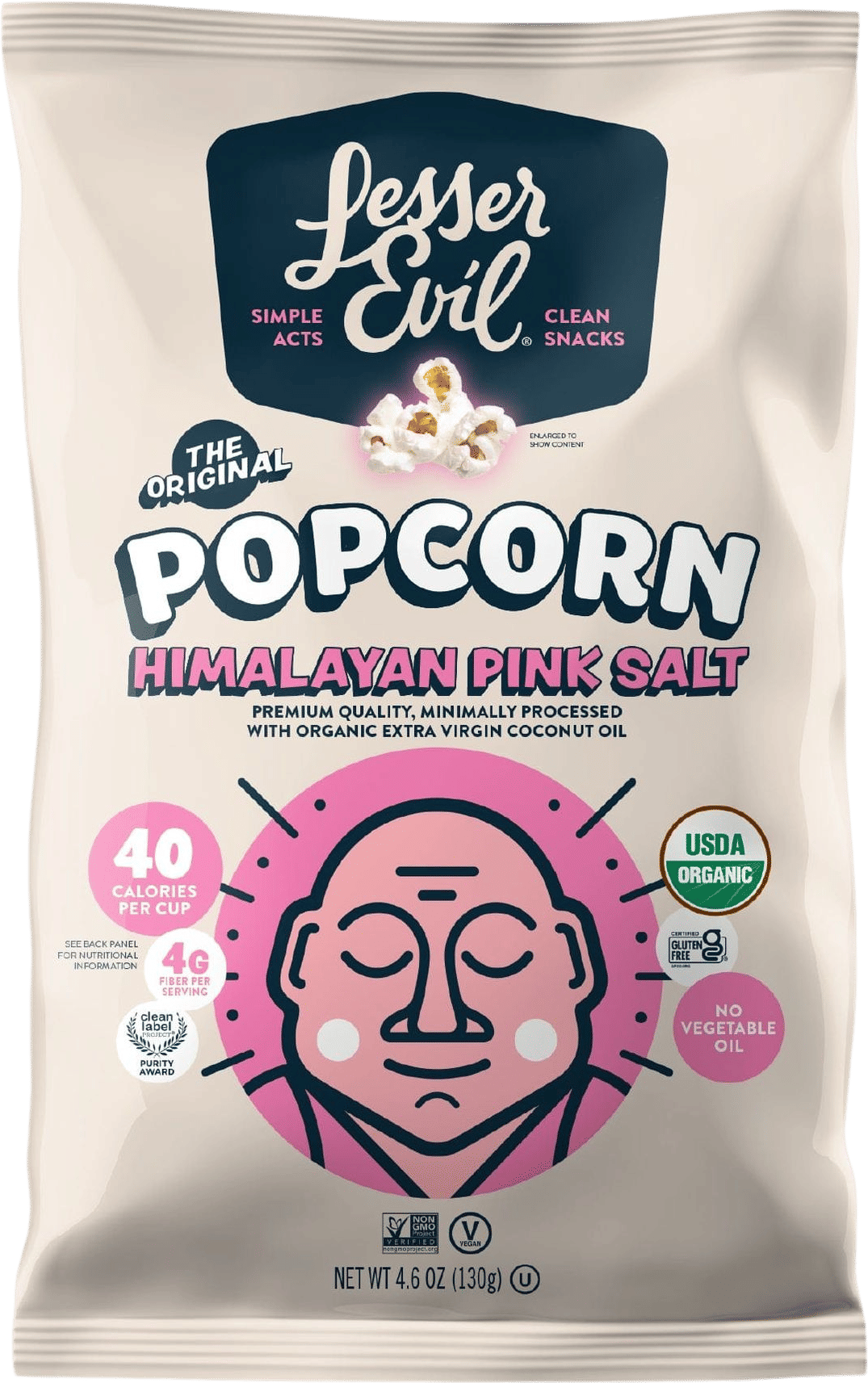 Himalayan Pink Salt Organic Popcorn