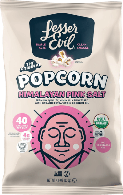 Himalayan Pink Salt Organic Popcorn