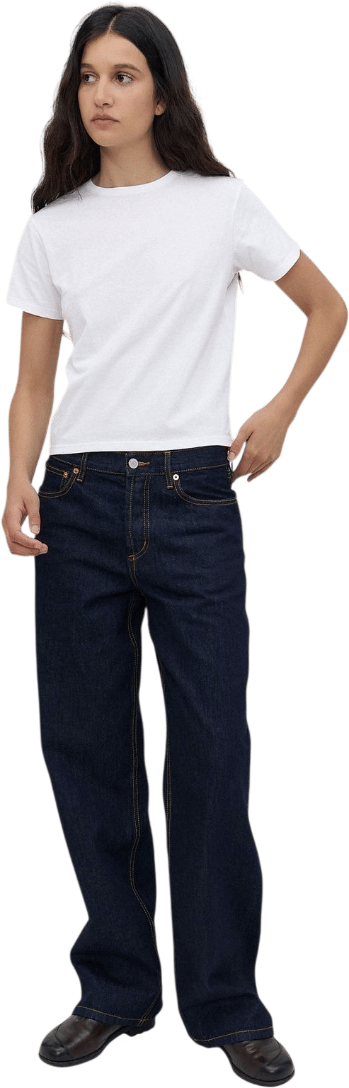 The New Mom Jean Is “Still Here” Everyday In Indigo