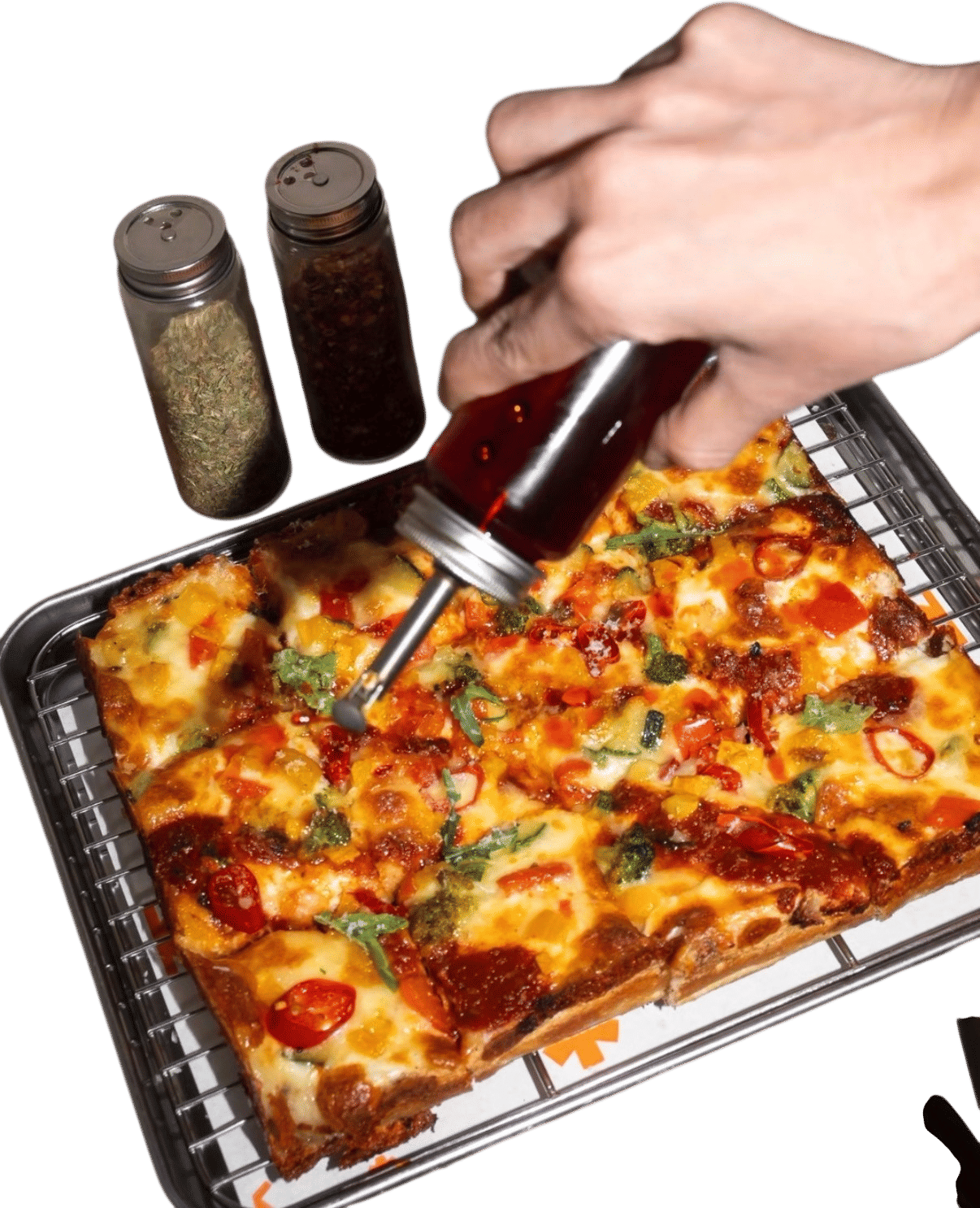 Detroit style pizza @ The Usual