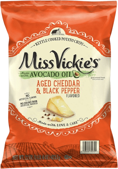 Aged Cheddar & Black Pepper Kettle Cooked Potato Chips