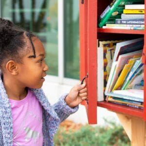 A Little Free Library!