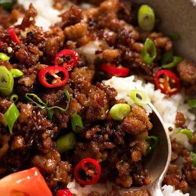 Vietnamese Caramelised Pork Bowls Recipe