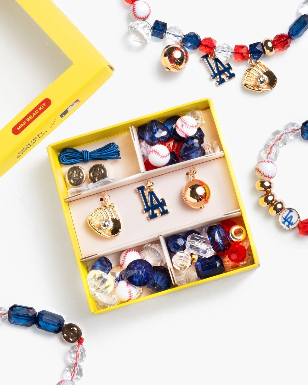 Super Smalls MLB Los Angeles Dodgers Mini Bead Kit