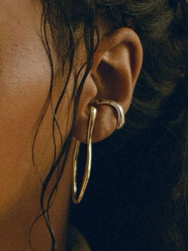 Freeform Shapes in Earring