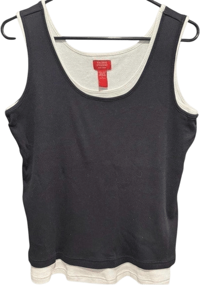 Valerie Stevens Black and White Tank Top
