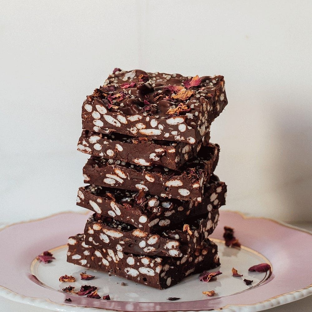 Rose Chocolate Bark