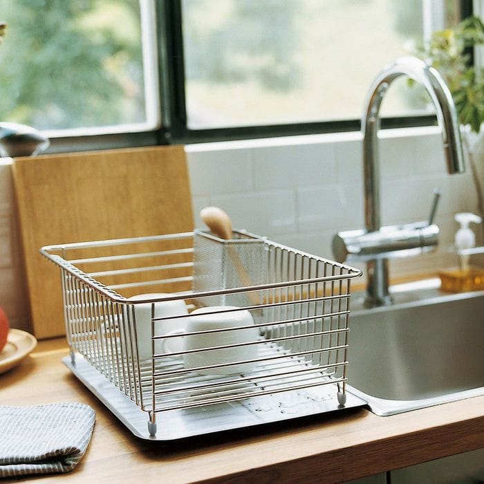 Muji’s stainless dish rack
