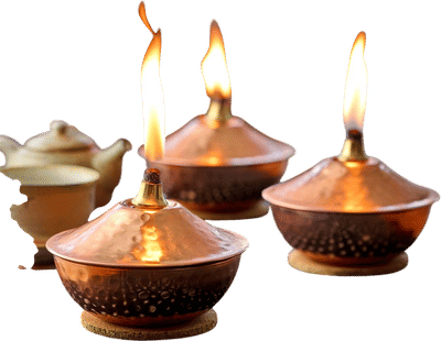 Copper Outdoor Torches
