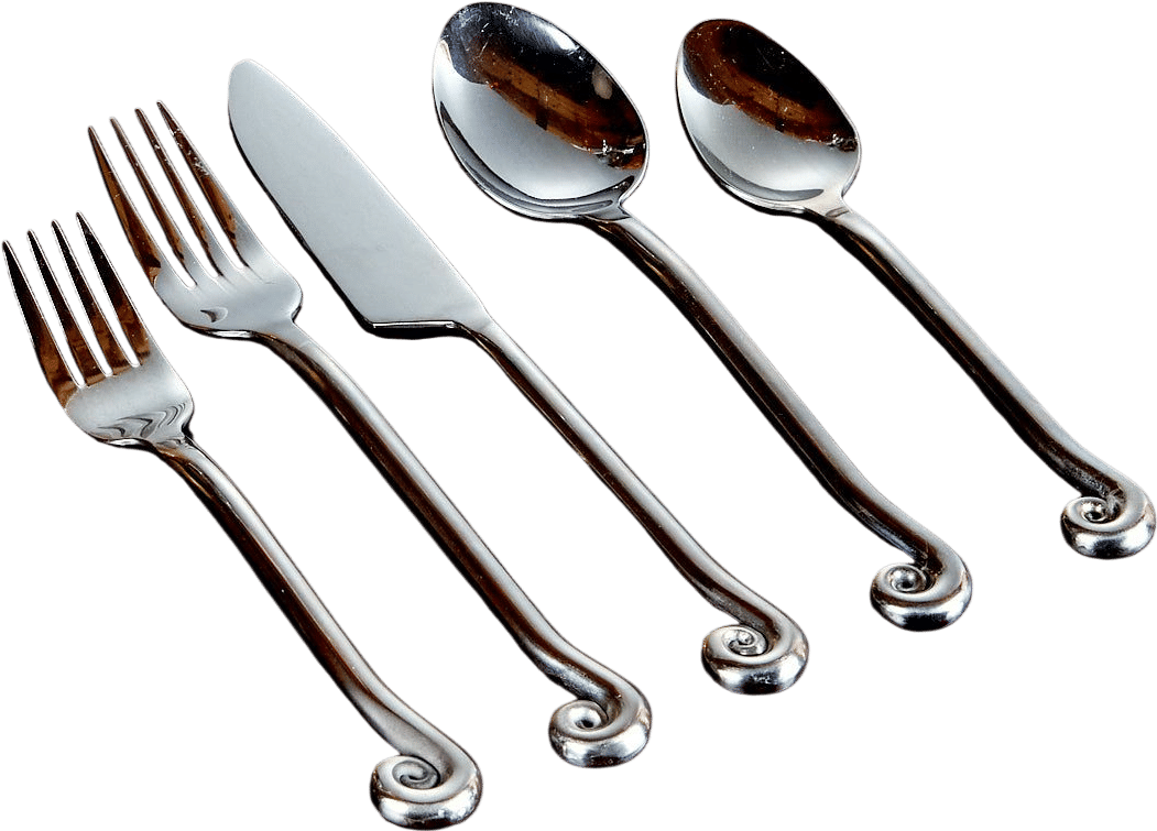 Upward Spiral Flatware Set
