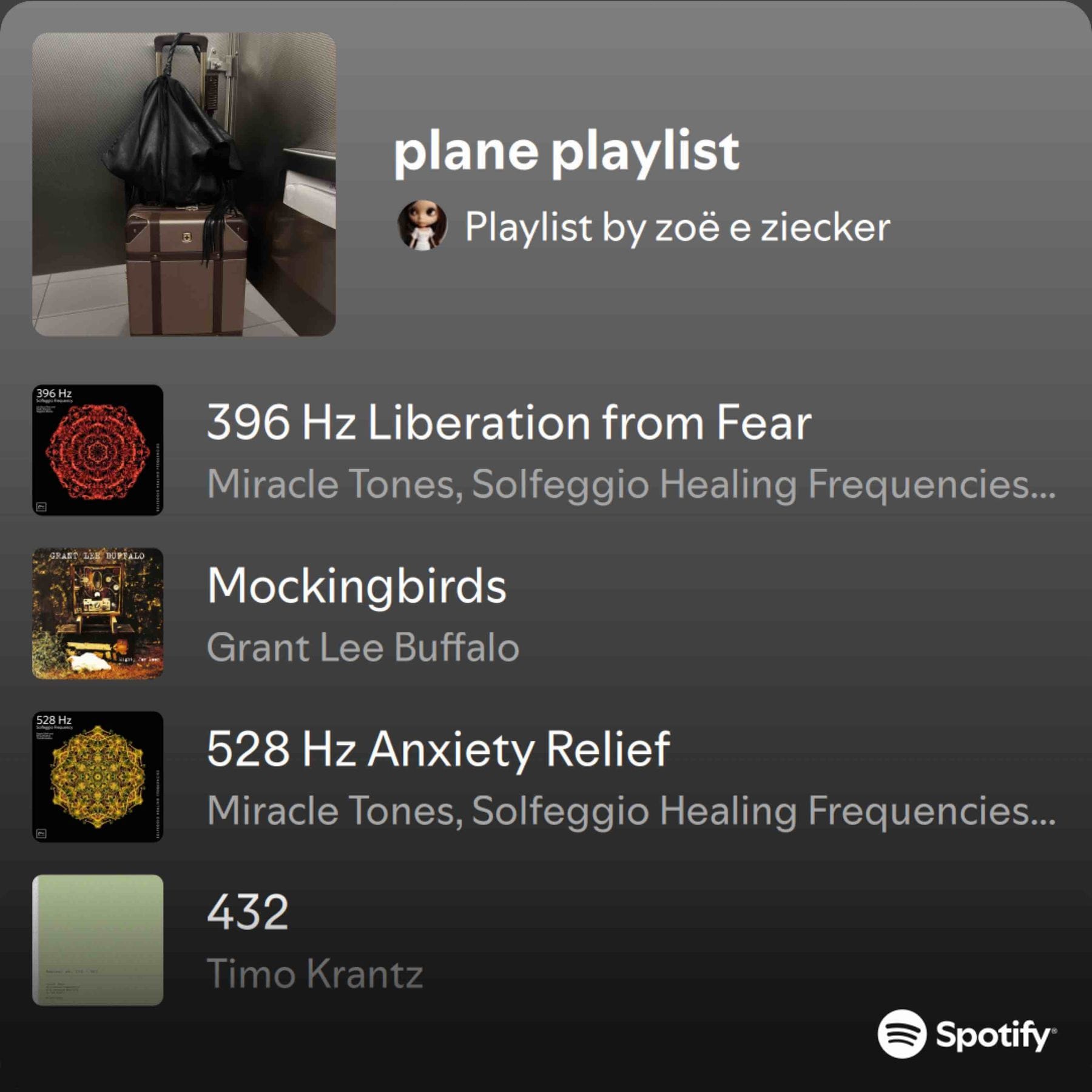 PLANE PLAYLIST