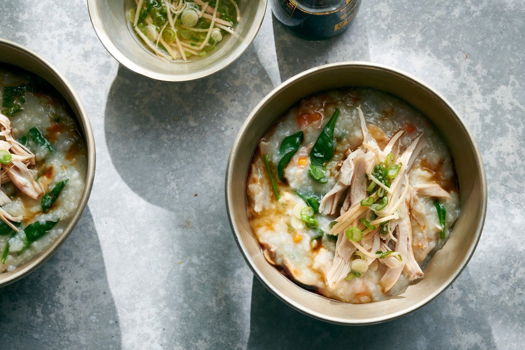 Instant Pot Chicken Juk With Scallion Sauce