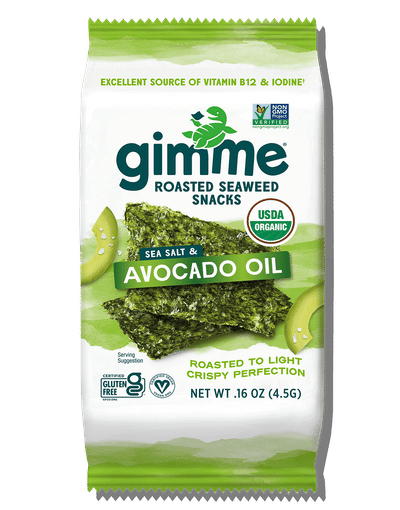 Sea Salt & Avocado Oil Seaweed Snacks