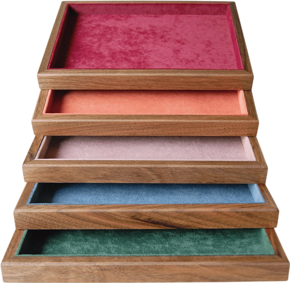 Wooden Jewelry Tray Organizer