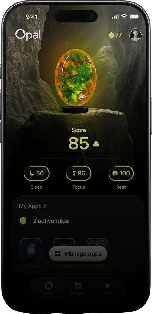 Life changing Opal screen time app - like Brick but an app and free