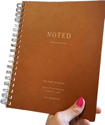 Pen and paper, notebooks