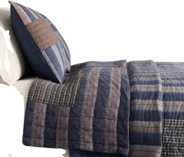 Stripe Patchwork Quilt & Shams