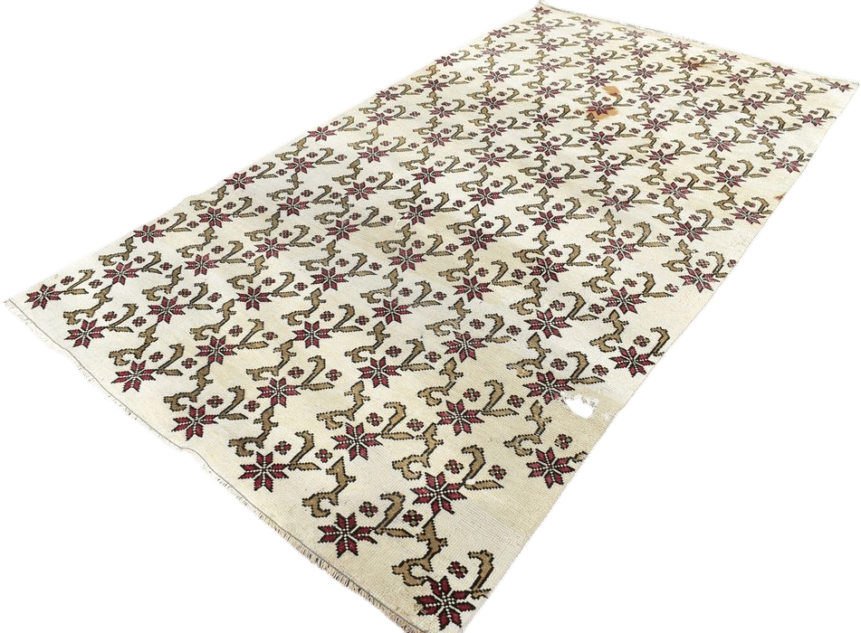 Turkish decorative rug, Vintage large rug, Handmade rug, Bohemian rug, Boho rug, Carpet, area rug, Home decor, Rug 5.2 x 9.3 ft TVR1134