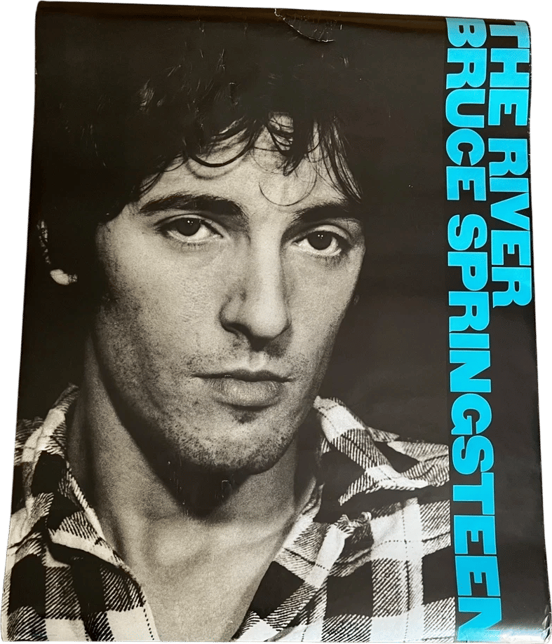 Bruce Springsteen 'The River' 1980 Promo Poster