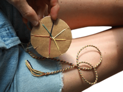 Kumihimo Friendship Bracelet Making