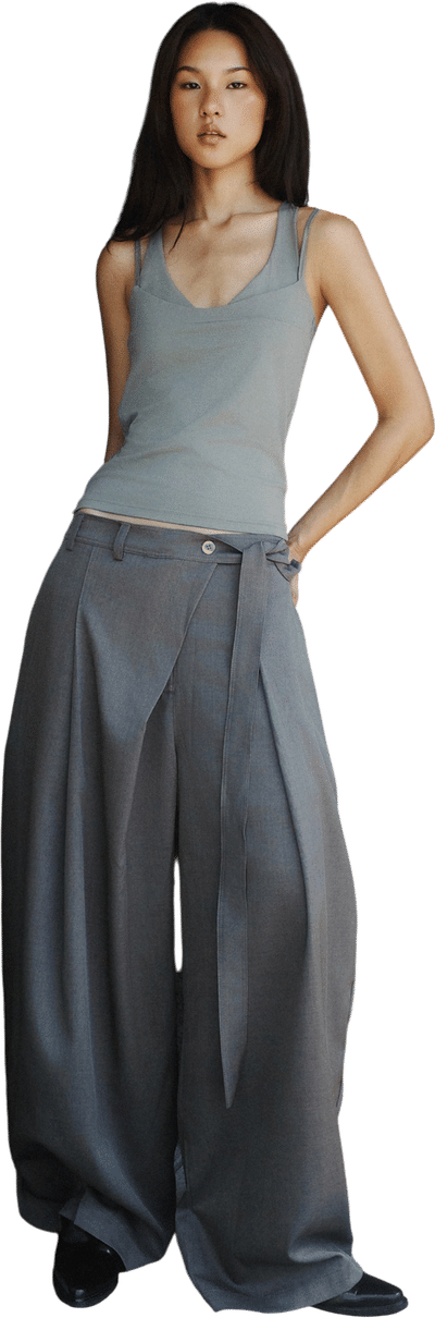 Loren Pleat Trousers