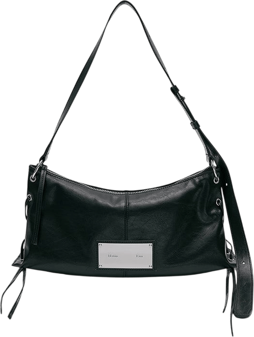 Eyelet Shirring Shoulder Bag