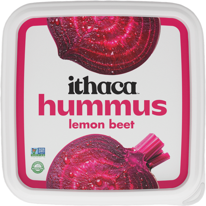 Ithaca Lemon Beet Hummus