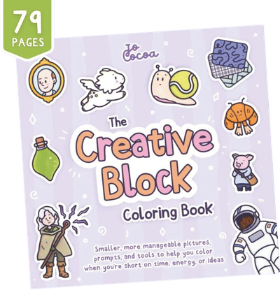 The Creative Block Coloring Book