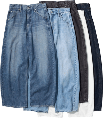 Drape Denim Pants