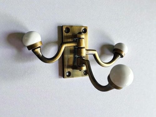 Antique Bronze 3-Prong Hooks