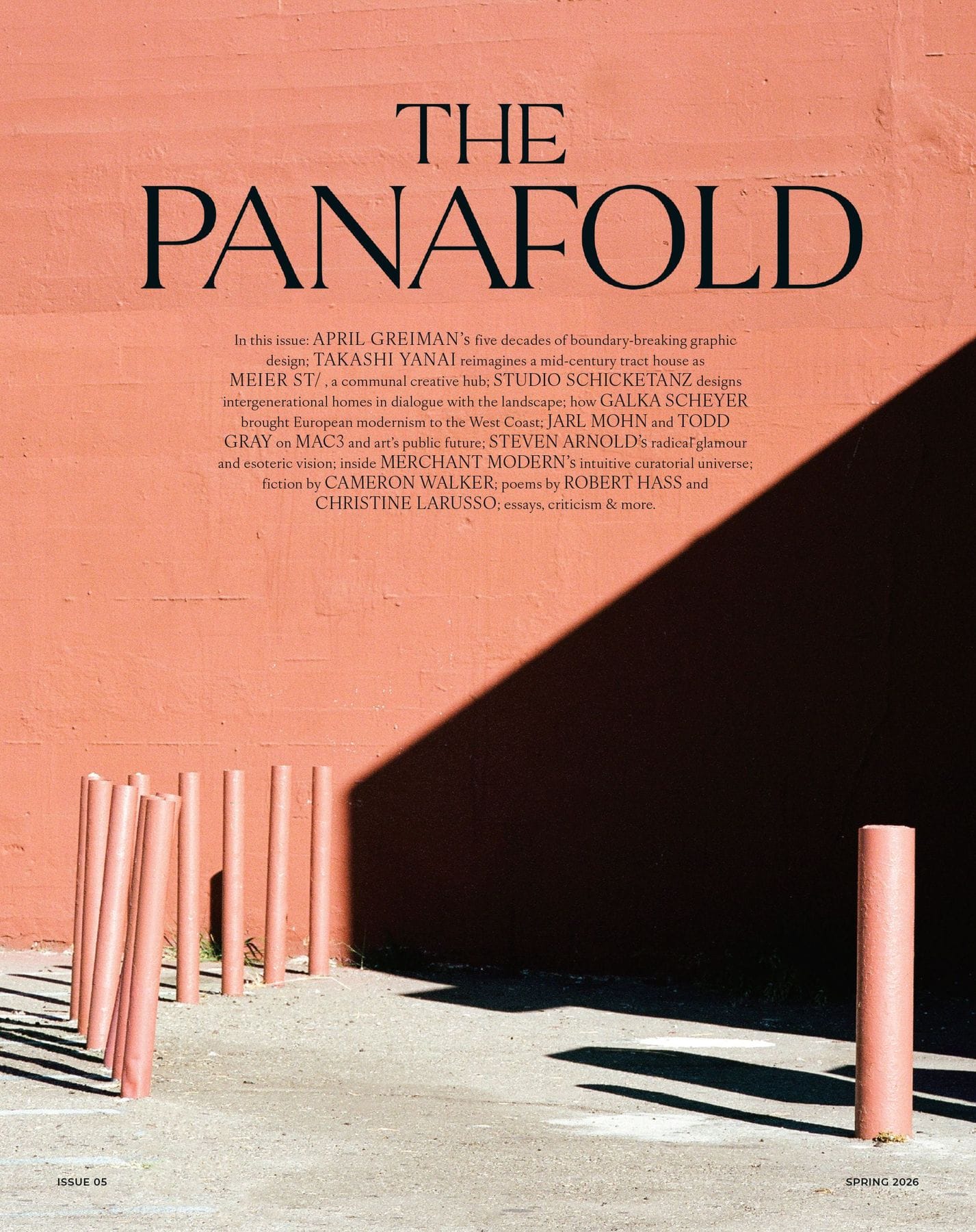 The Panafold: A California arts & architecture publication