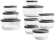 Pyrex 20-Piece Glass Food Storage Set + Reviews | Crate & Barrel