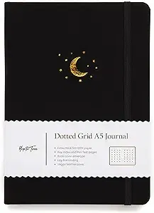 Yop & Tom Bullet Dotted Journal (A5) - Moon and Stars