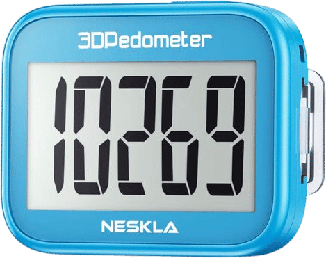 Wearing a pedometer