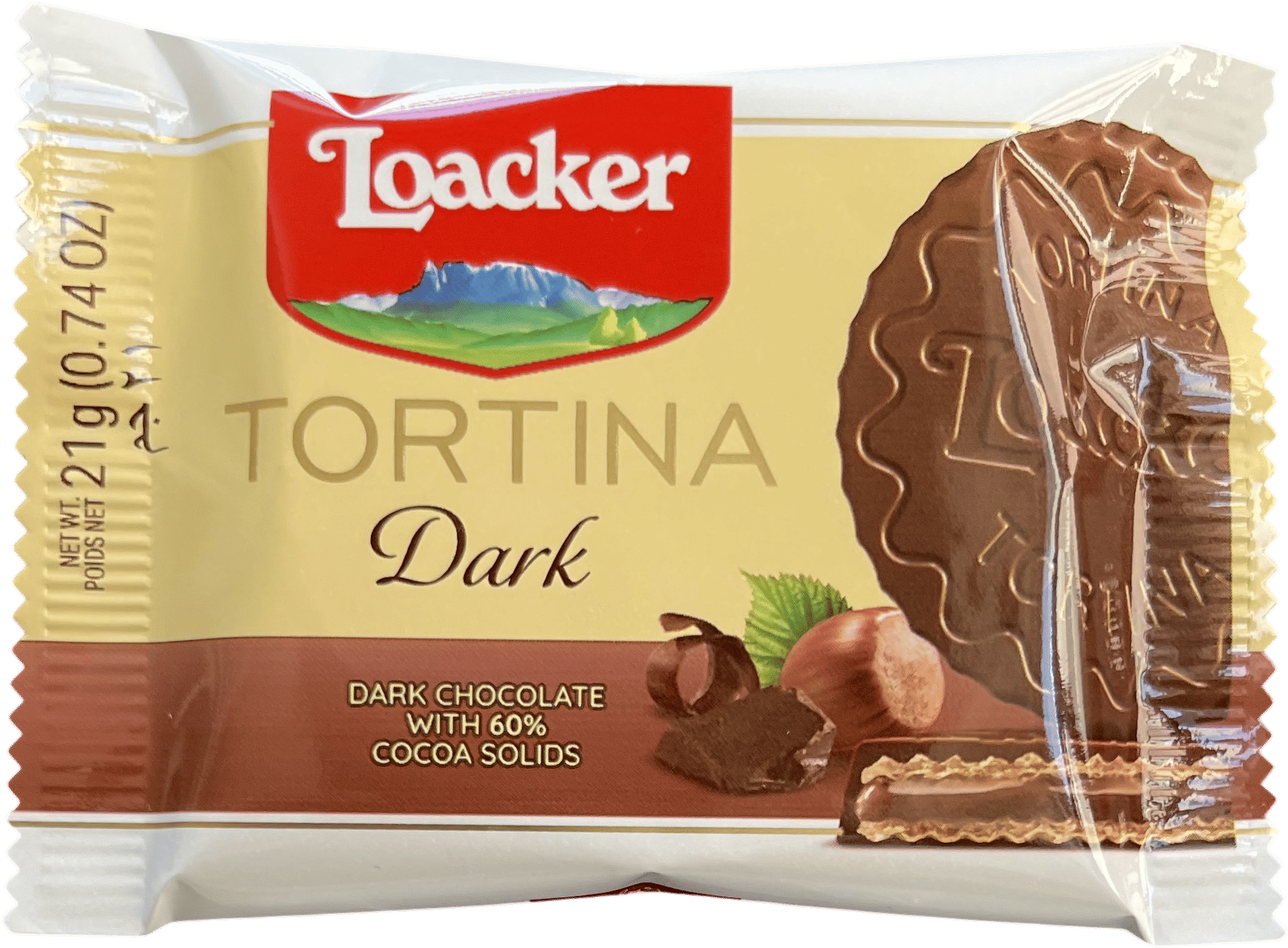 Loacker Dark Chocolate & Hazelnut Tortina