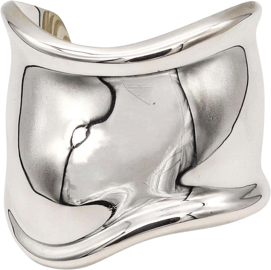 Tiffany & Co. 1978 Elsa Peretti Bone Cuff Sterling Silver