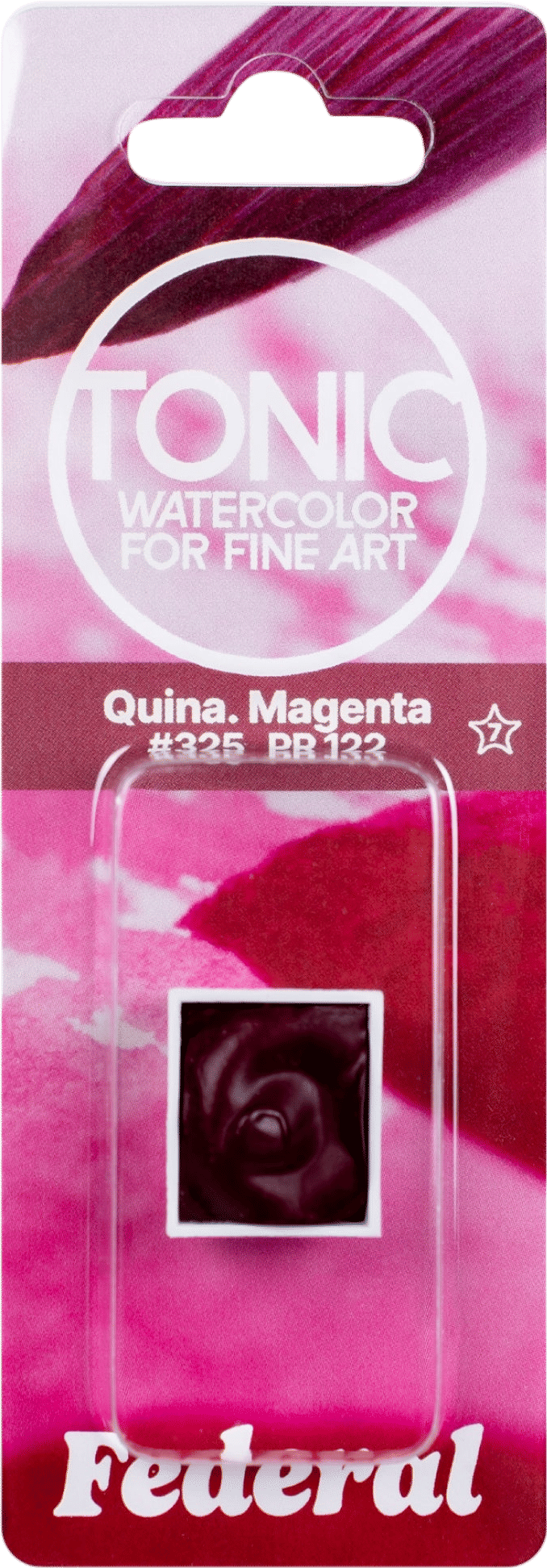 Federal Color Tonic Watercolor, #325 Quinacridone Magenta