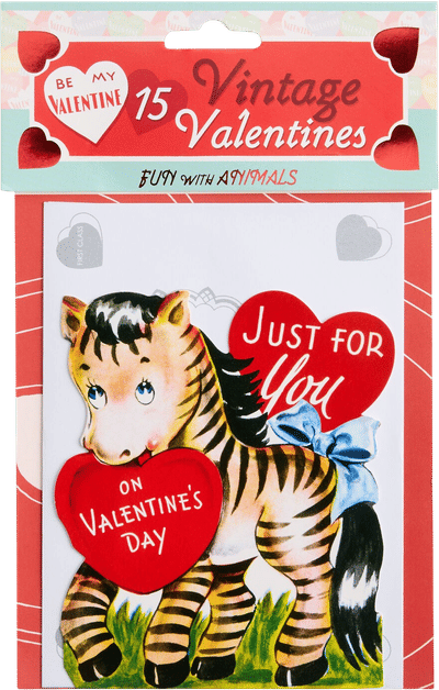 Vintage Inspired Valentine's Day Cards 15 Count
